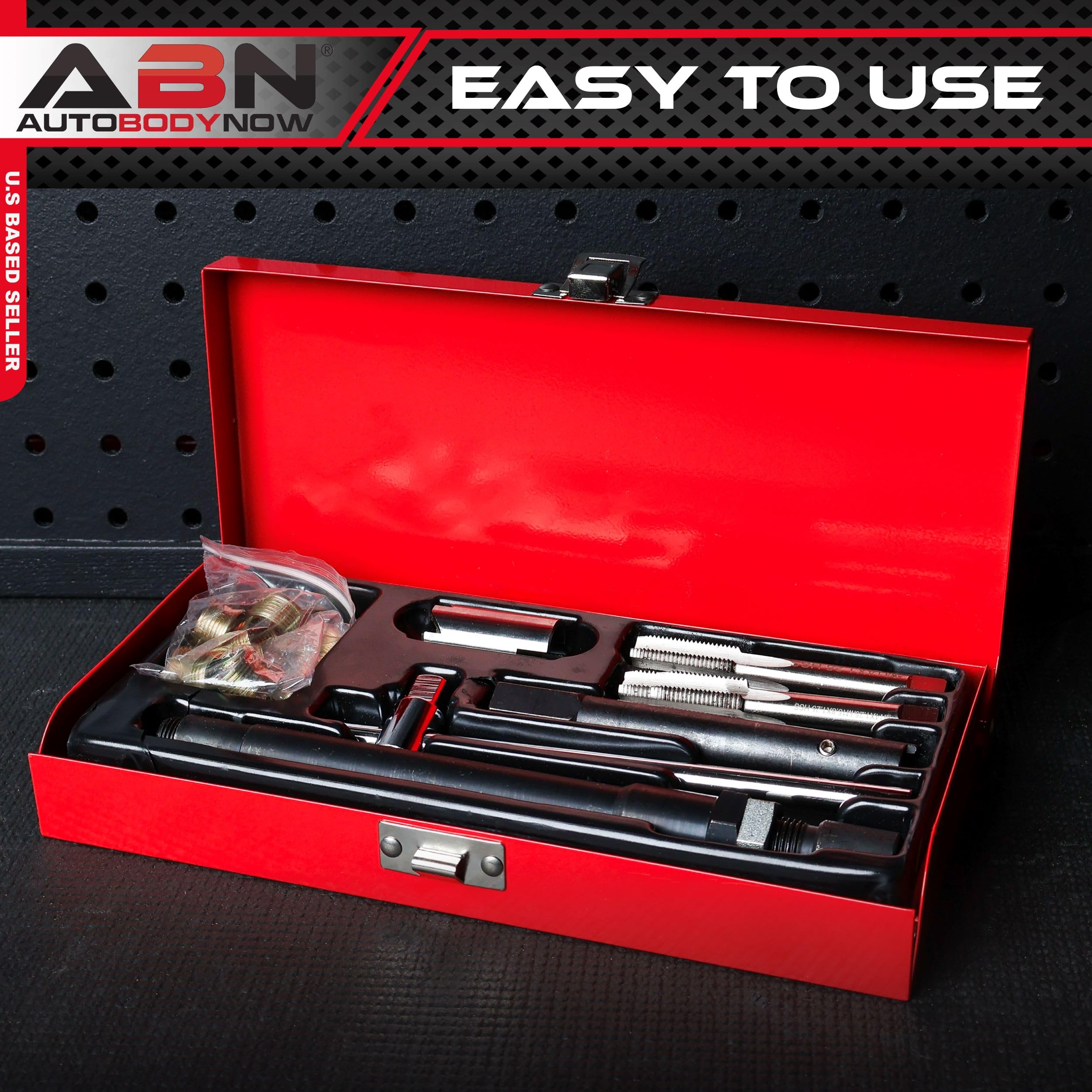 ABN tools in use on an engine illustrating practical on-bike repair