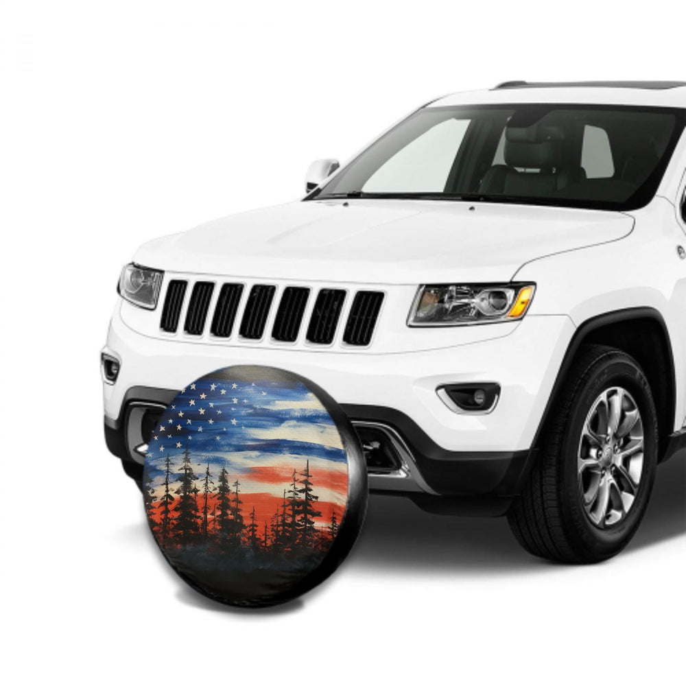 ABSOP mounted on Jeep rear protecting spare tire from weather