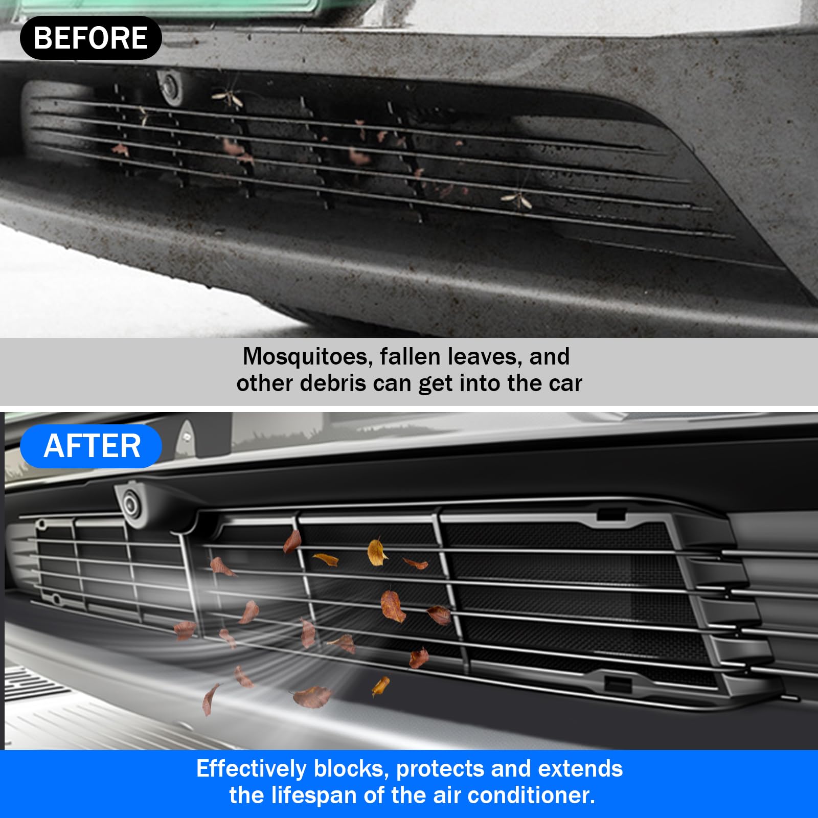 Abystar under bumper protection showing barrier against rocks and road debris