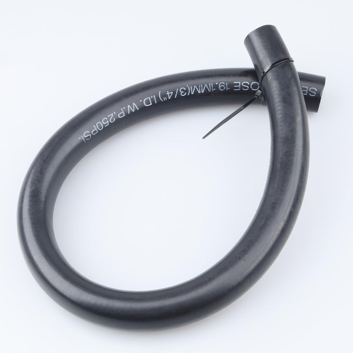 AC PERFORMANCE front view of 2ft push-on hose showing labeling and fitment benefit