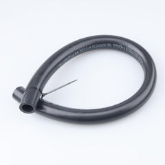 AC PERFORMANCE hose assembled with 510 series end showing secure push-on connection benefit
