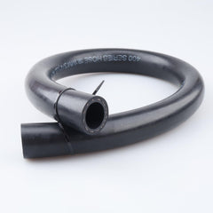 AC PERFORMANCE hose beside ruler showing 2ft length and sizing benefit