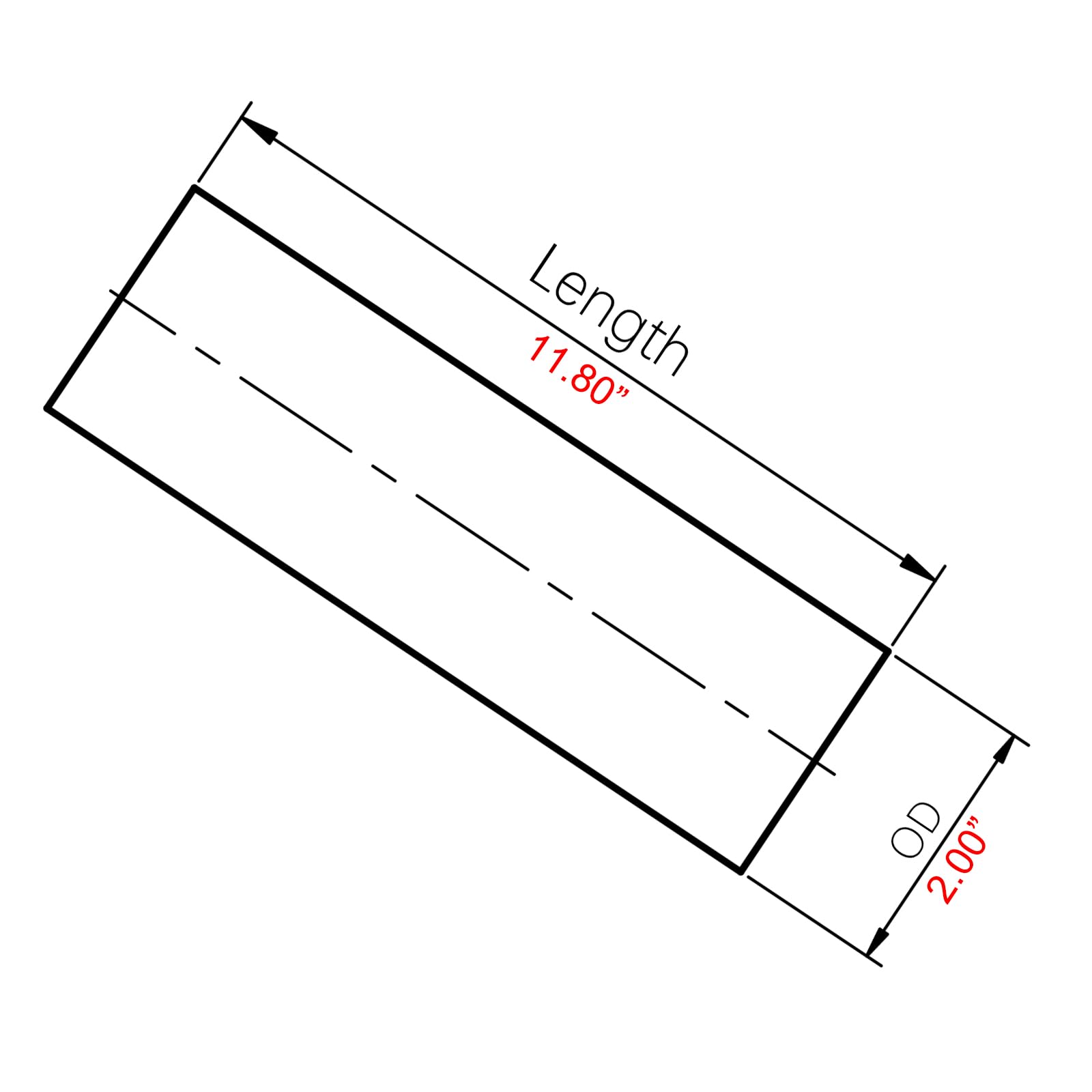 AC PERFORMANCE marking on aluminum tube indicating 6061 alloy for durability benefit
