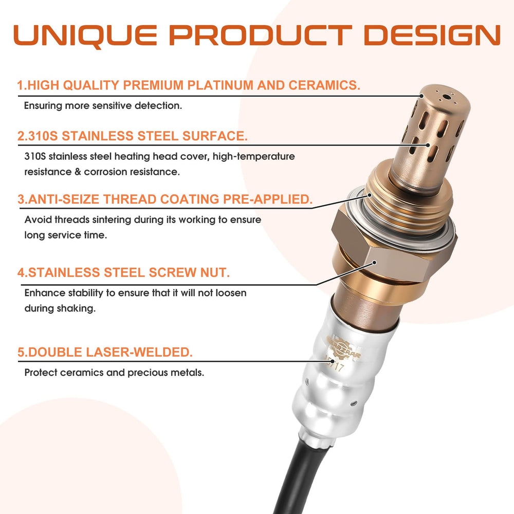 ACAUTO sensor threads with anti-seize compound for easier installation