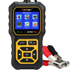 Acclope BT60 PRO front view with screen showing measurements for quick identification