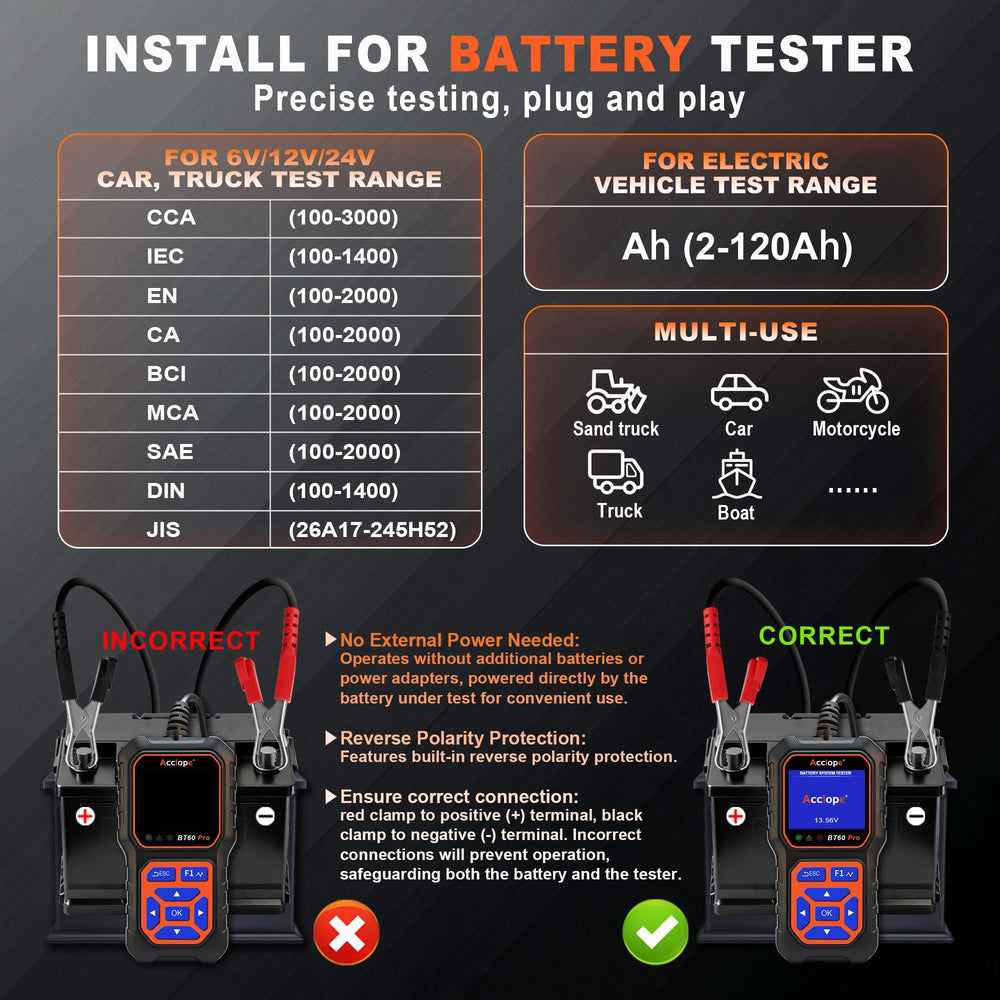 Acclope BT60 PRO QR report opened on smartphone for instant cloud sharing