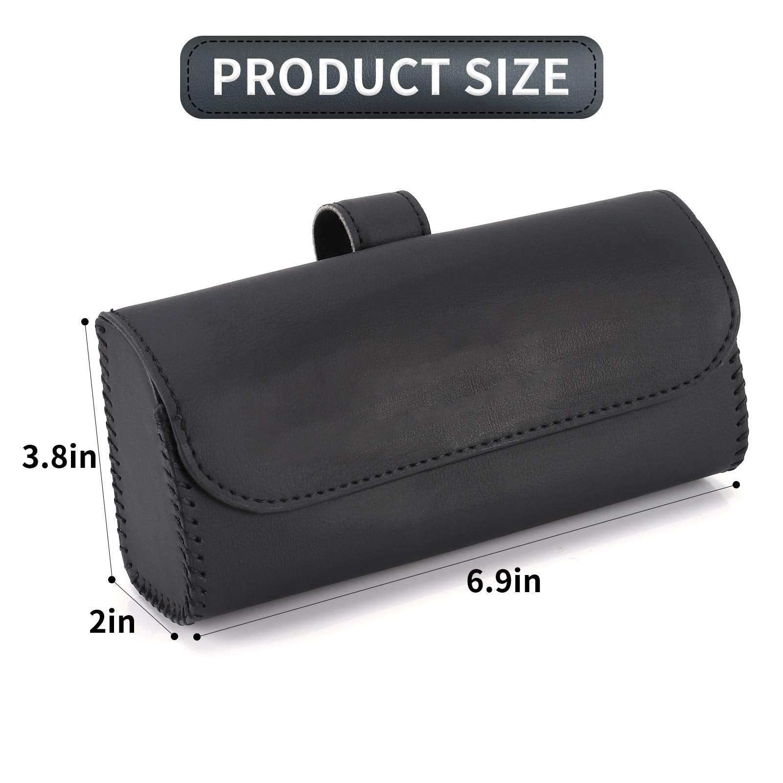 Accmor closeup of hidden magnetic flap for quick one-handed access