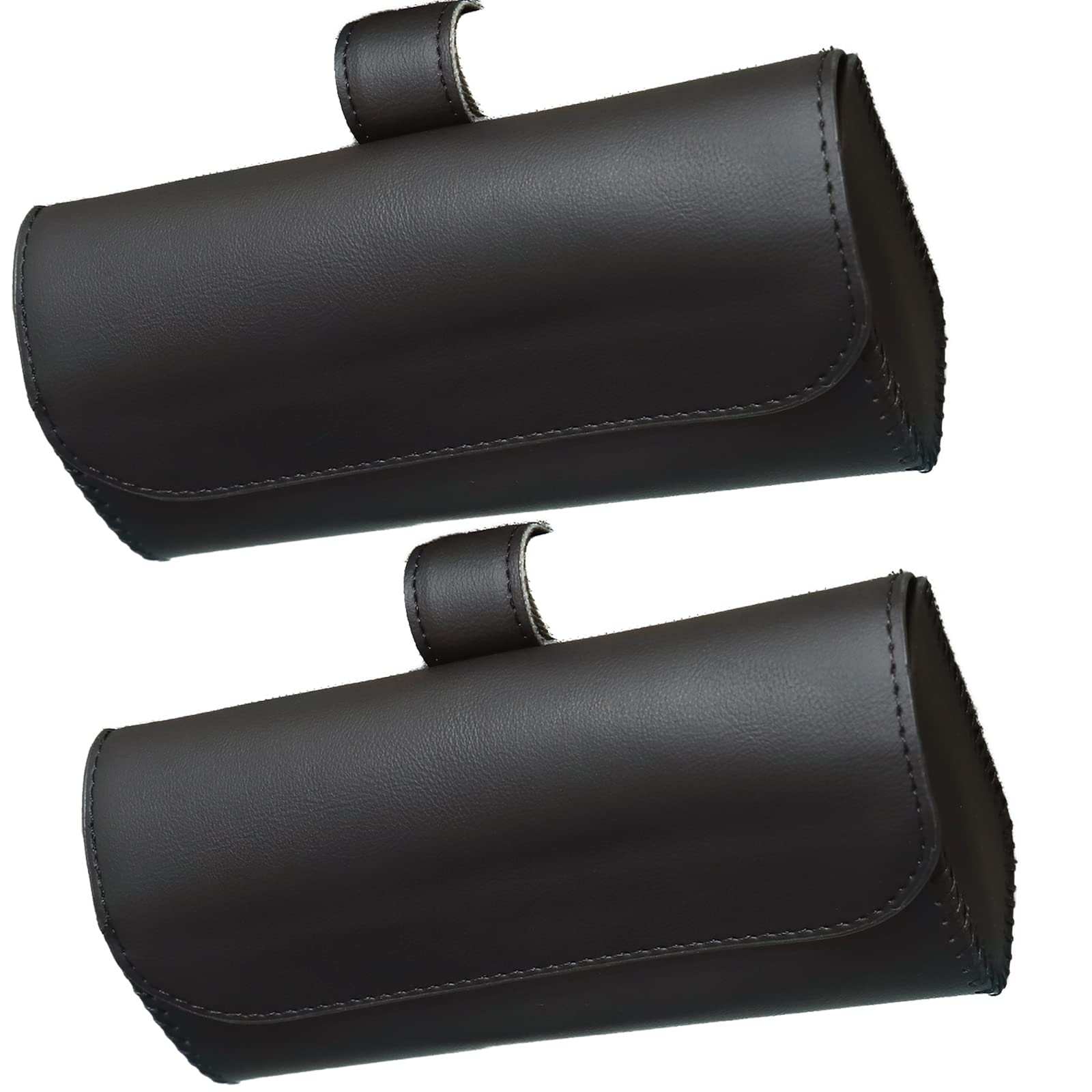 Accmor front view showing two visor-mounted eyeglass holders for tidy storage