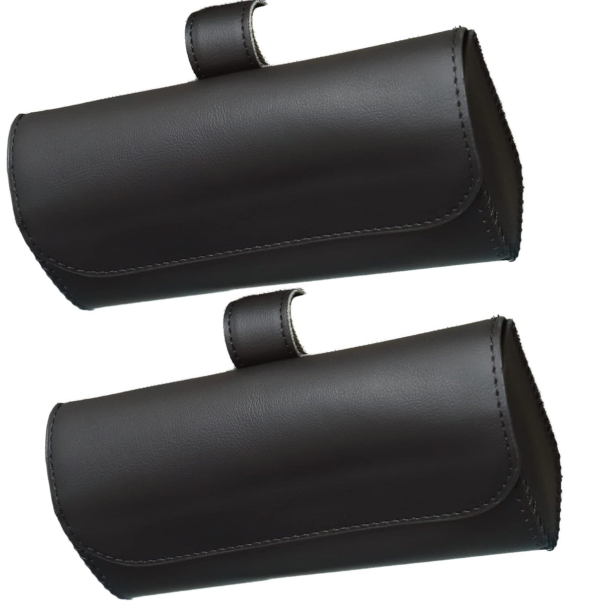 Accmor front view showing two visor-mounted eyeglass holders for tidy storage