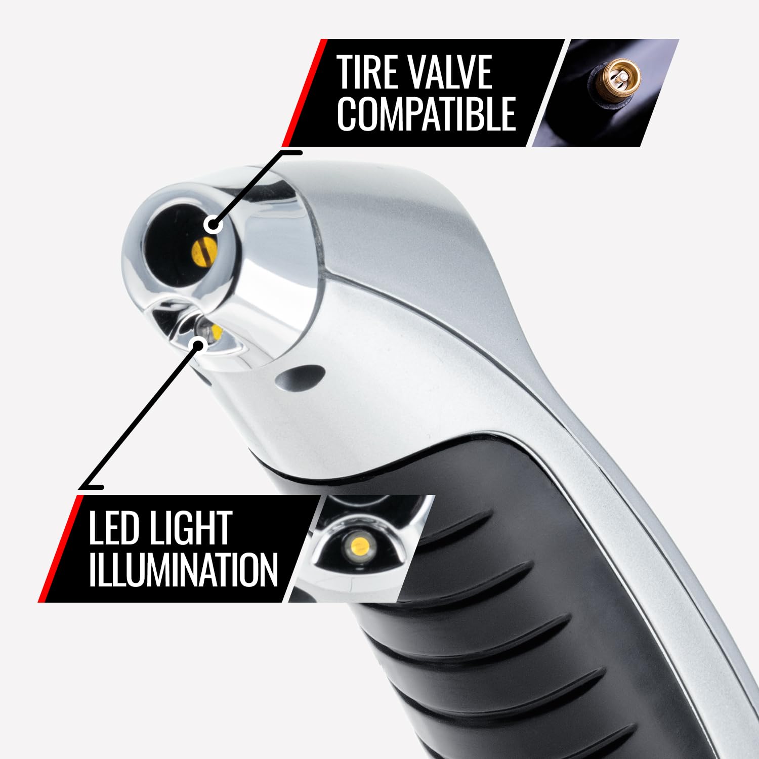 Accutire MS-4350B ergonomic grip angle for comfortable handling