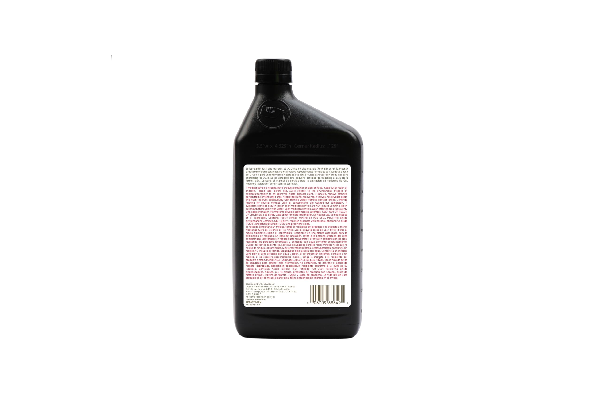 ACDelco 10-4091 pouring into differential using a funnel for clean service