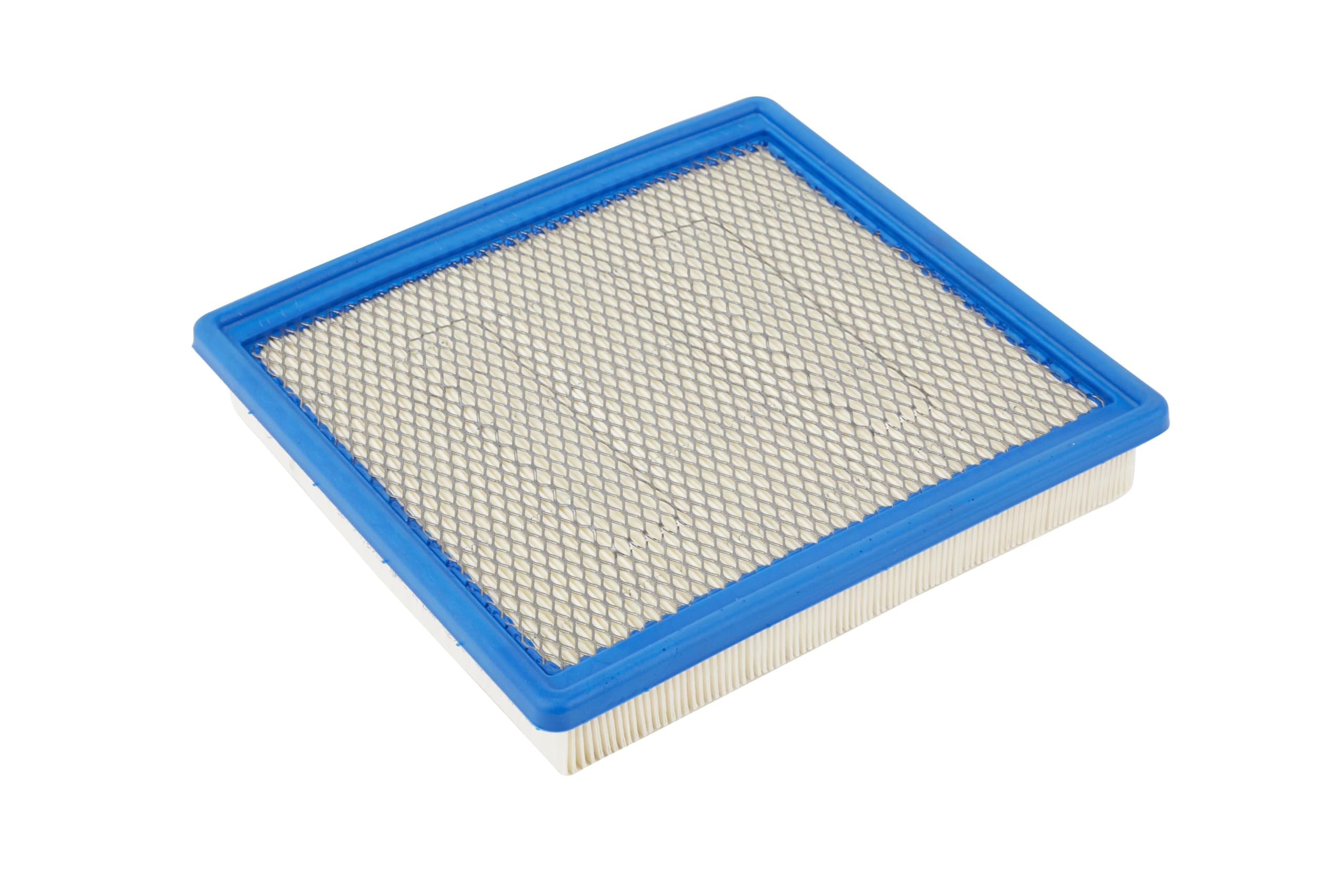 ACDelco filter media close-up displaying pleats for improved particle capture and airflow