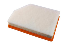 ACDelco filter media close-up highlighting pleats and improved contaminant capture