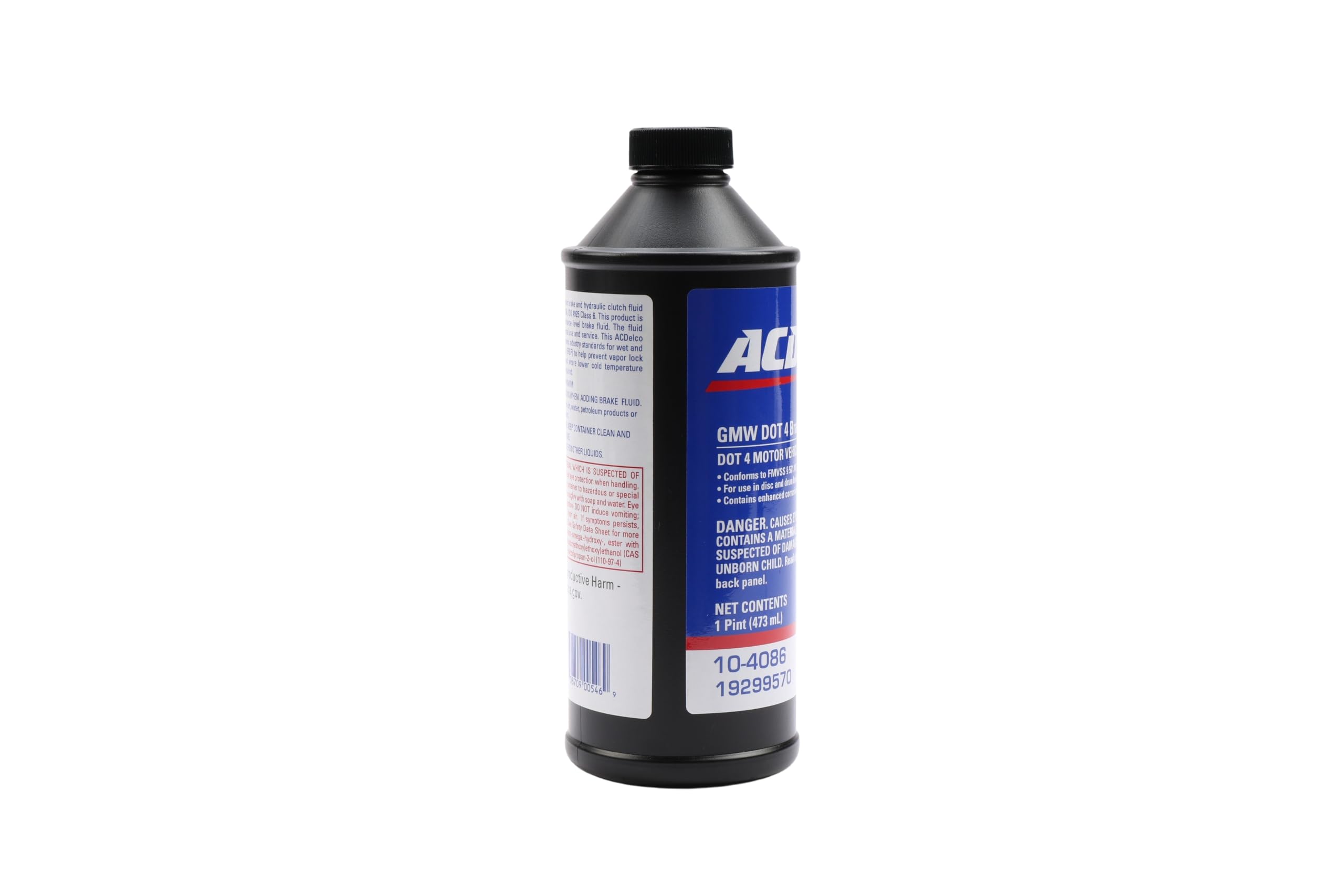 ACDelco bottle placed in an engine bay illustrating correct application and convenient size