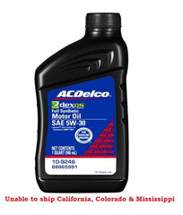 ACDelco bottle label close-up highlighting dexos1 Gen 2 spec and benefits