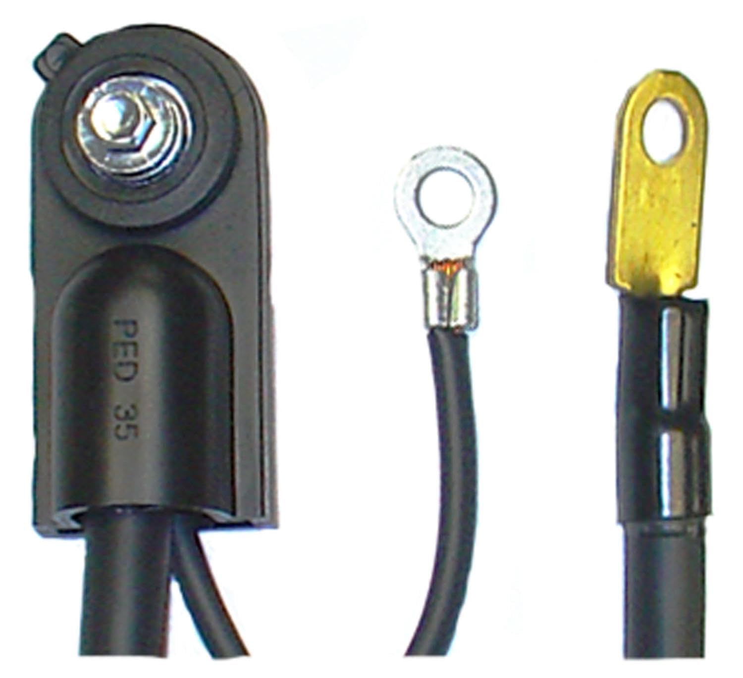 ACDelco cable insulation and terminal closeup highlighting durable jacketing and corrosion protection