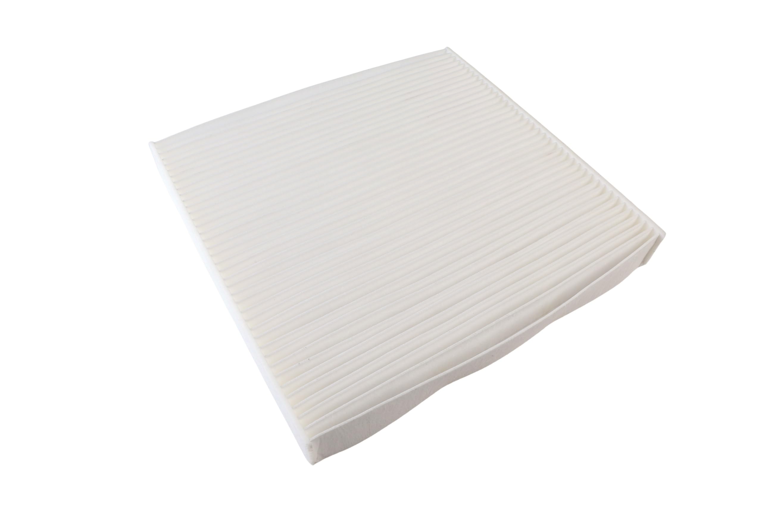 ACDelco CF188 filter media closeup revealing multi-layer non-woven fibers for improved particle capture