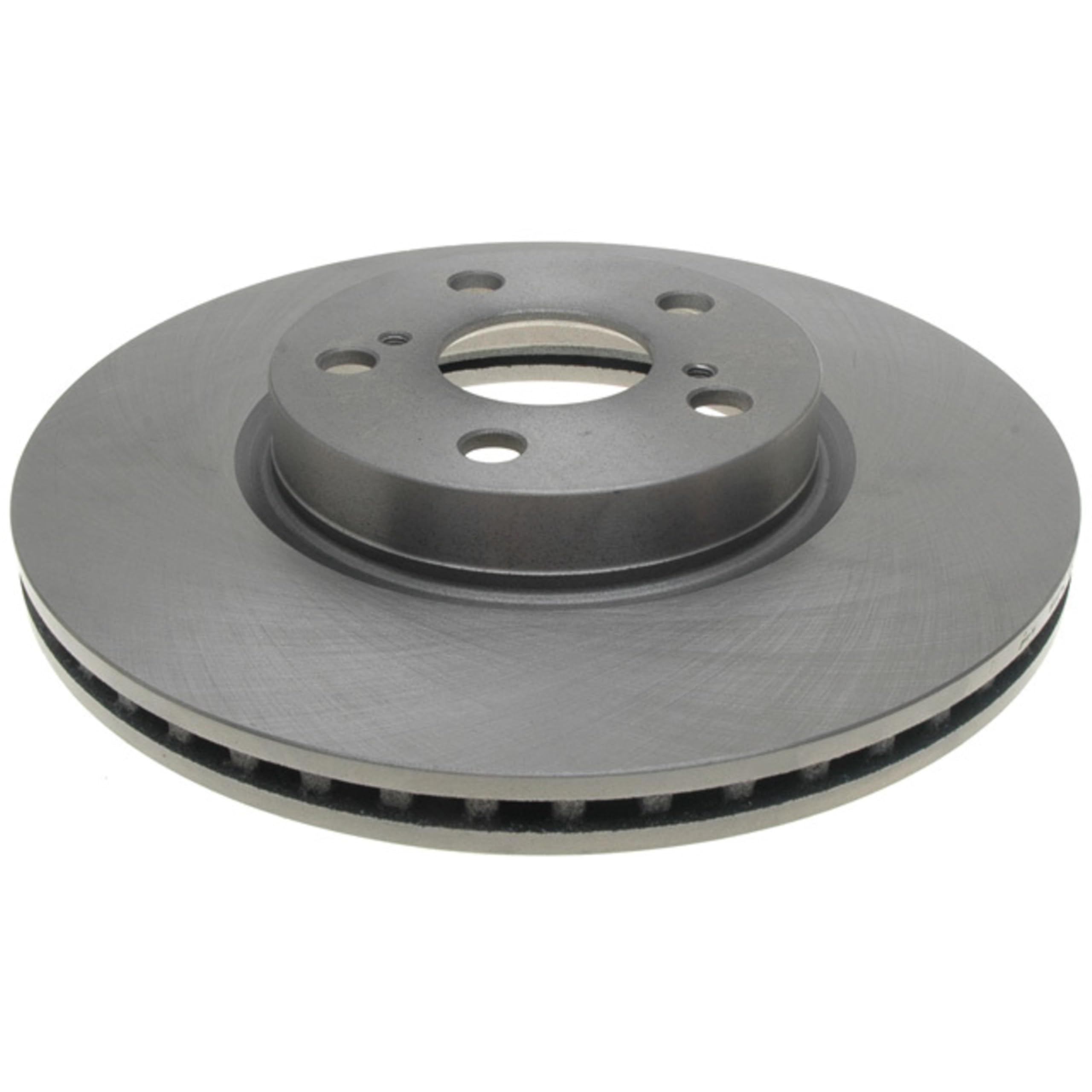 ACDelco front rotor front view showing casting and finish for reliable replacement