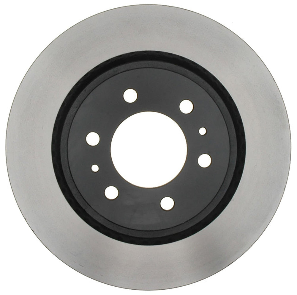 ACDelco front rotor full face showing smooth braking surface for consistent pad contact