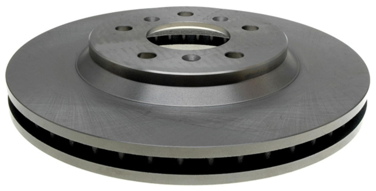 ACDelco front rotor packaging and label showing part number benefit: easy identification