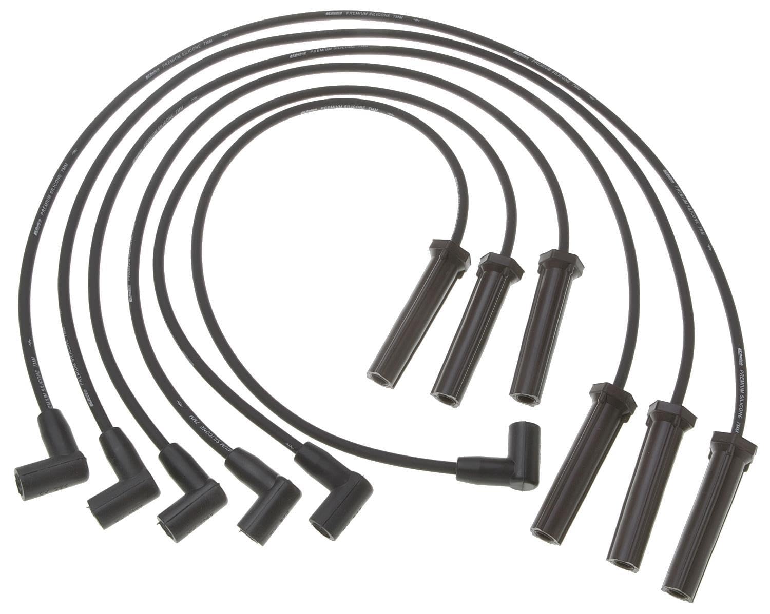 ACDelco Gold spark plug wire set front packaging showing full kit and part number, clear fitment