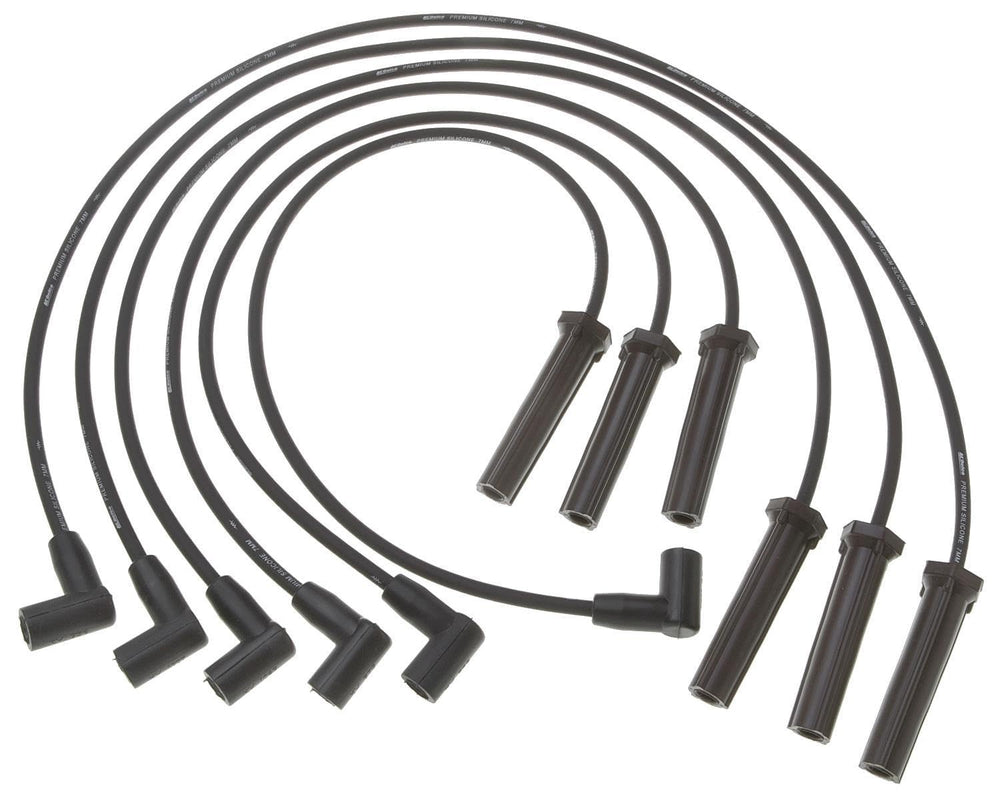ACDelco Gold spark plug wire set front packaging showing full kit and part number, clear fitment