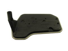 ACDelco Gold filter installed in transmission pan demonstrating correct fit and leak prevention