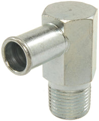 ACDelco heater fitting front view showing durable silver finish and dependable connection