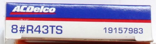 ACDelco front view of box showing part number and clear replacement benefit