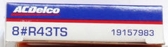 ACDelco front view of box showing part number and clear replacement benefit