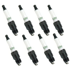 ACDelco R45 spark plugs front packaging showing eight plugs and model identification for reliable replacement