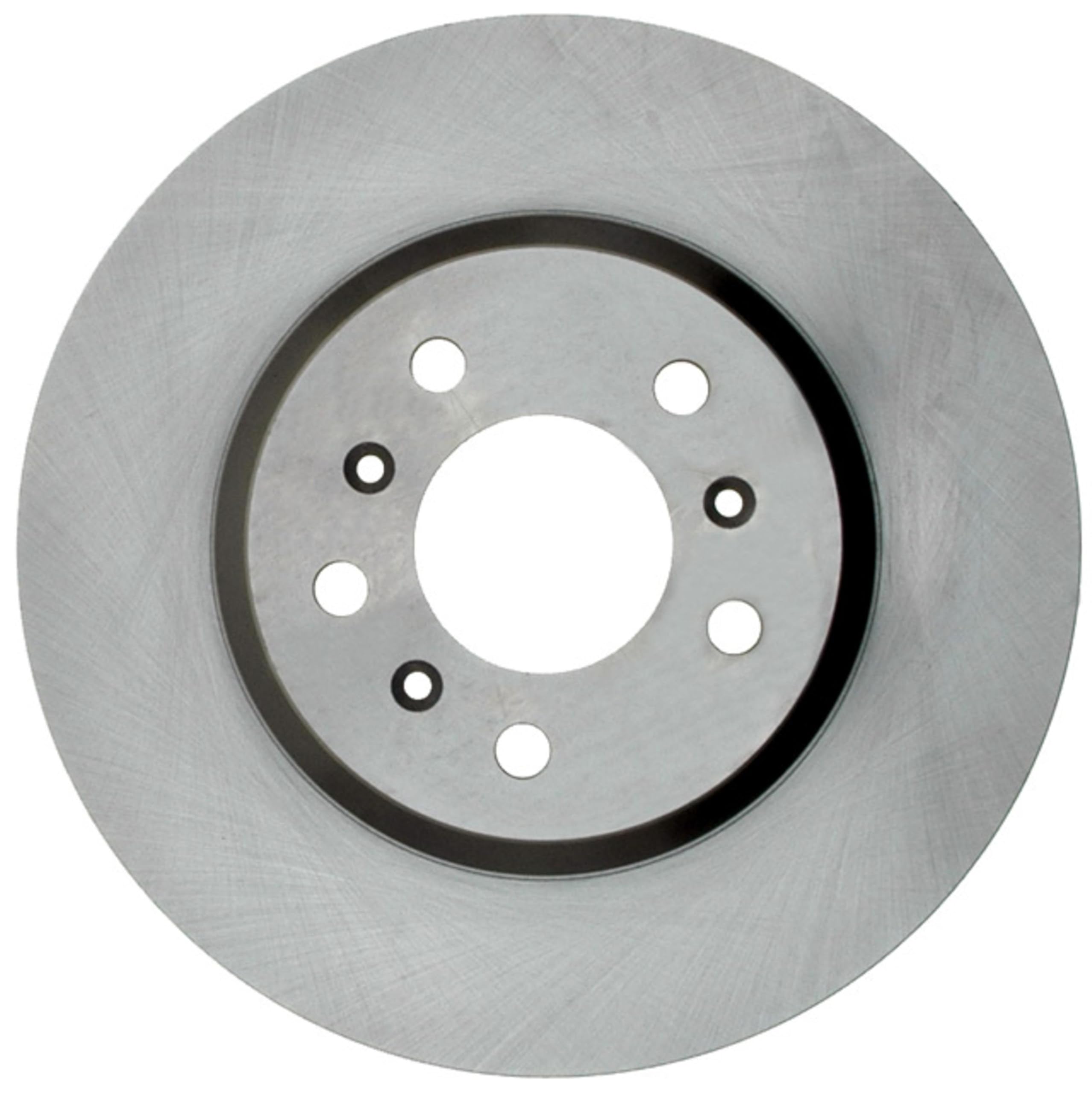 ACDelco rotor face close-up showing smooth finish for quieter braking