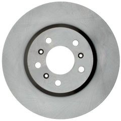 ACDelco rotor face close-up showing smooth finish for quieter braking