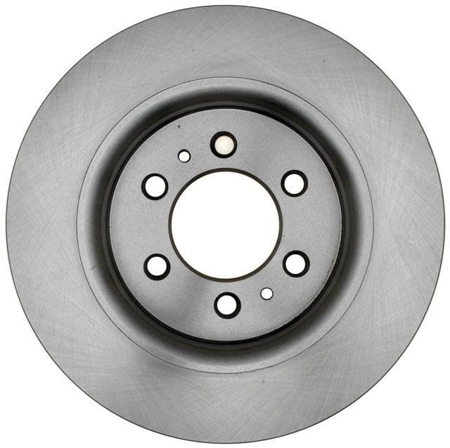 ACDelco rotor close-up of non-directional finish reducing noise and promoting even wear