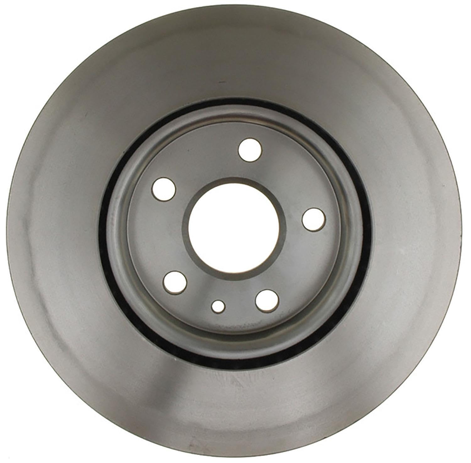 ACDelco rotor installed on vehicle hub demonstrating correct fitment