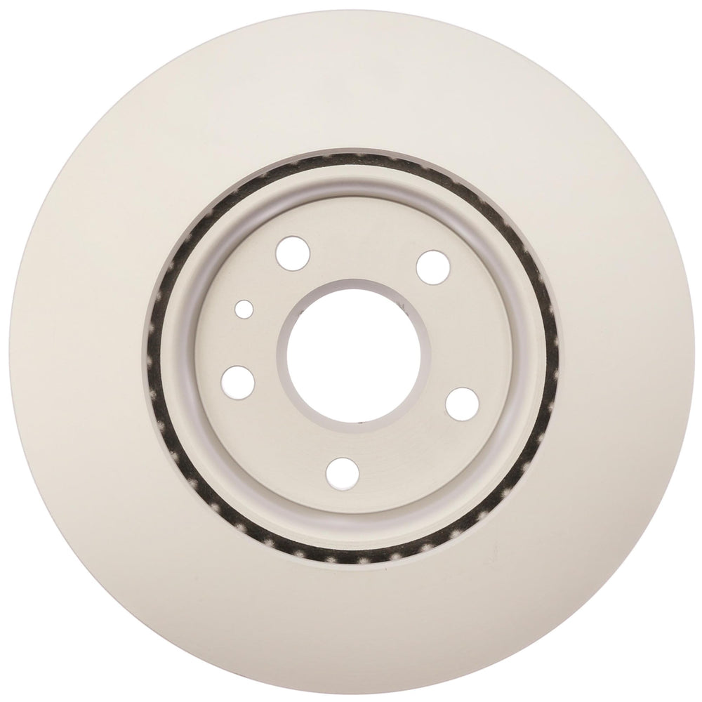 ACDelco silver-coated rotor surface resisting corrosion and wear