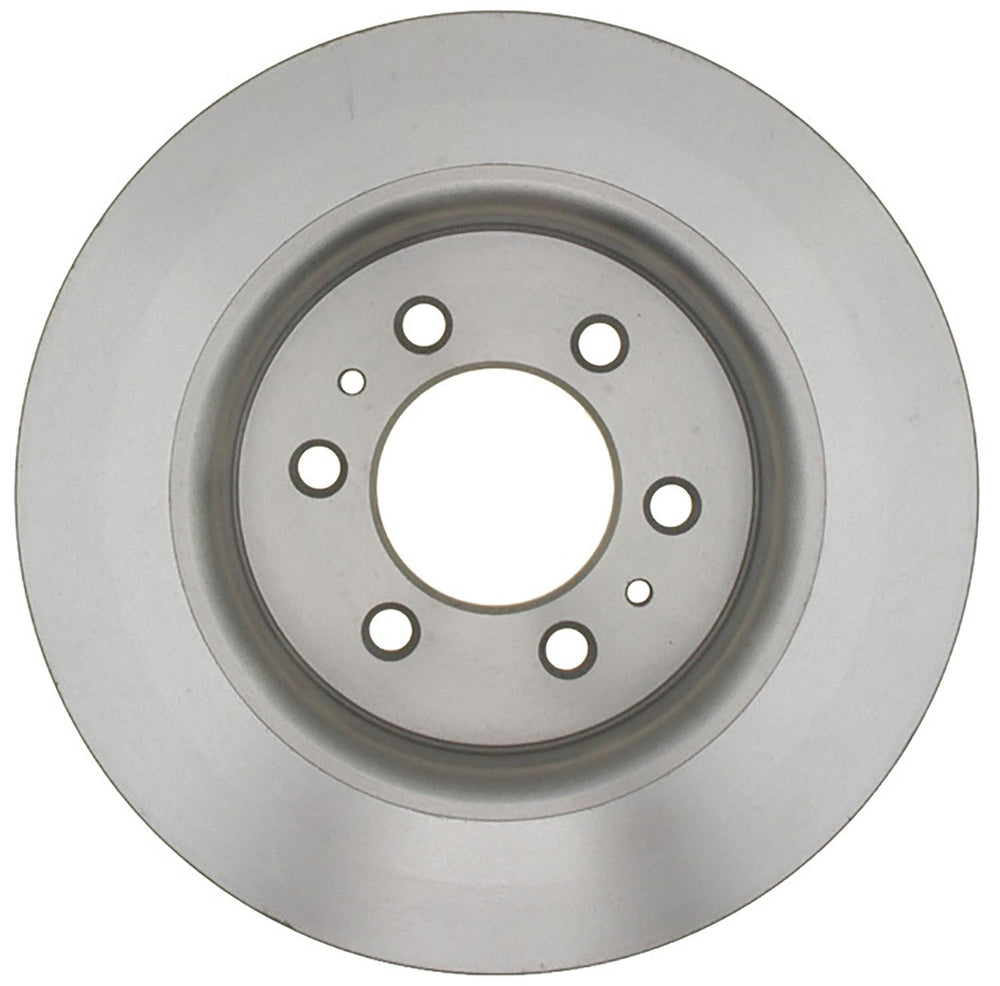 ACDelco rotor beside ruler showing scale and dimensions for accurate fit verification