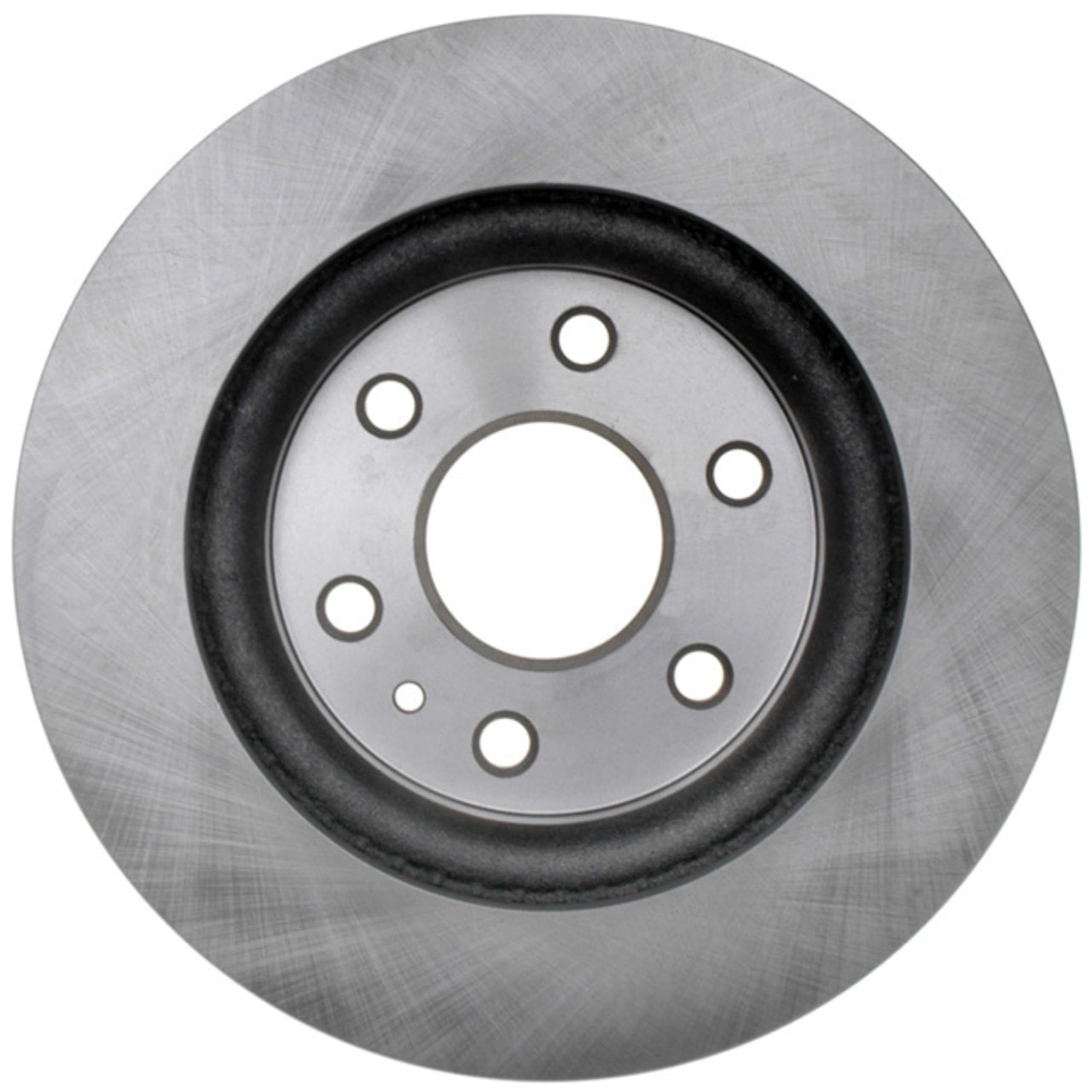ACDelco rotor surface finish detail showing non-directional finish for quieter braking