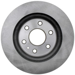 ACDelco rotor surface finish detail showing non-directional finish for quieter braking