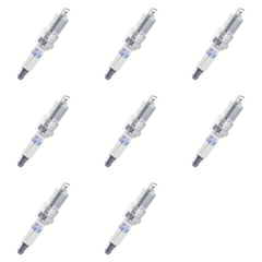 ACDelco spark plug close-up of double platinum electrode and copper core longevity