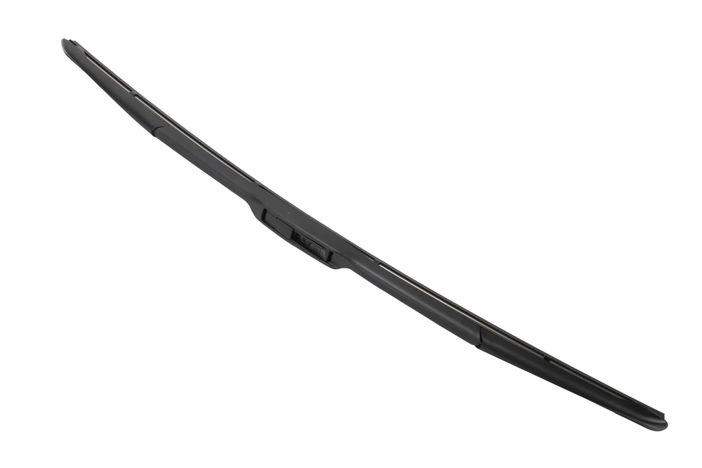 ACDelco close-up of the wiper blade rubber edge demonstrating precise contact for streak-free wiping