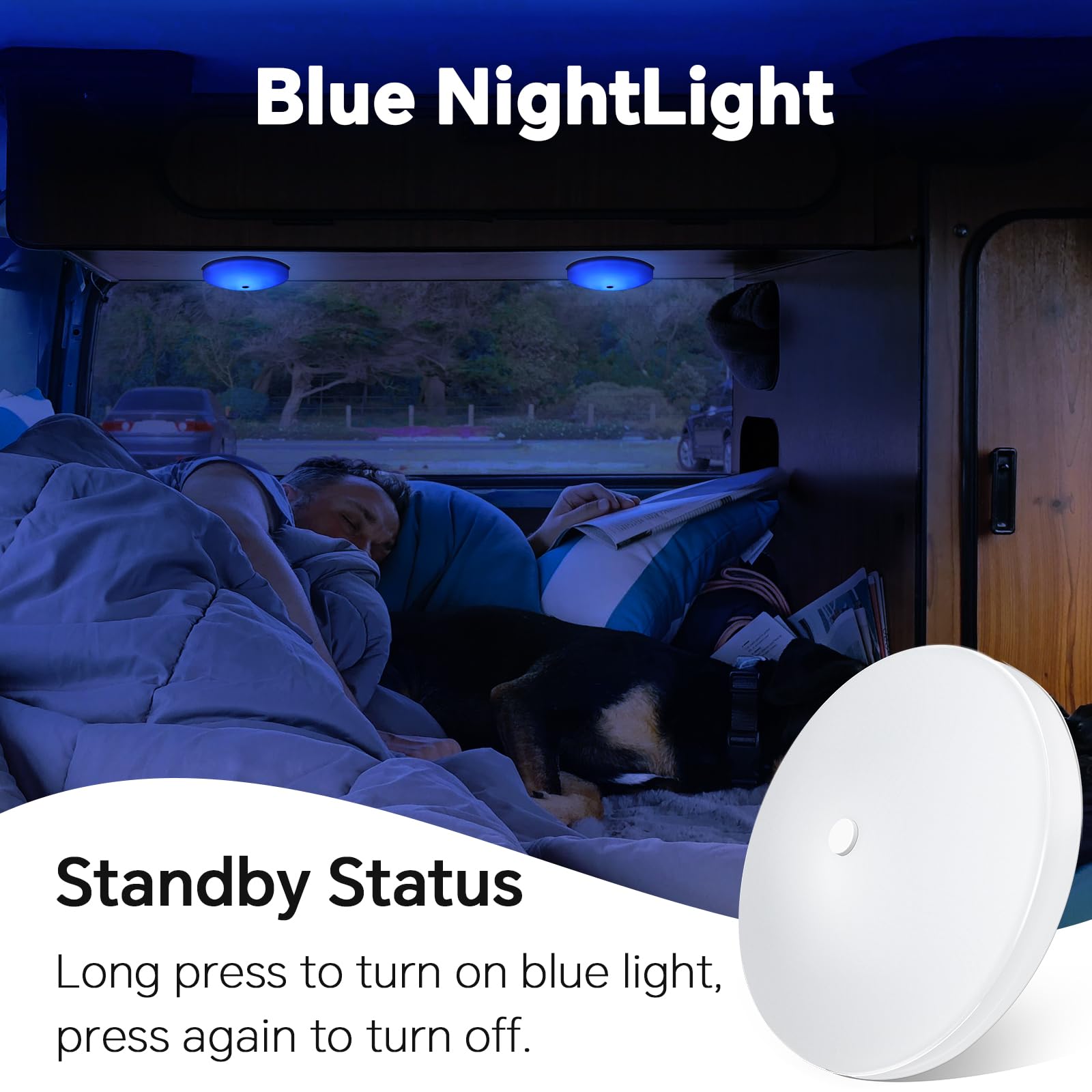 acegoo overhead in bunk area delivering adjustable light for reading