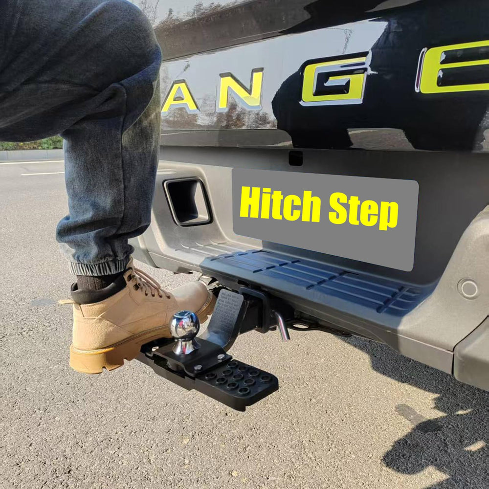 Acheterry used to reach roof rack demonstrating safe, stable access