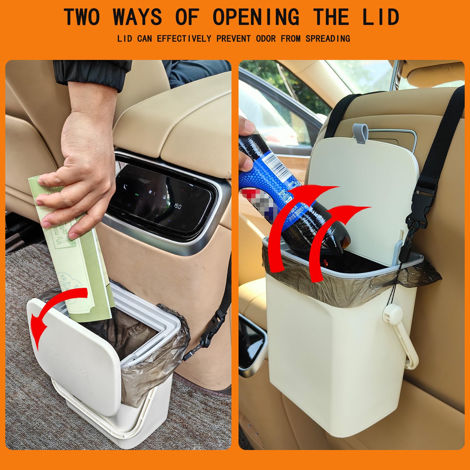 ACIOOCO closeup of dual-opening lid demonstrating easy access benefit