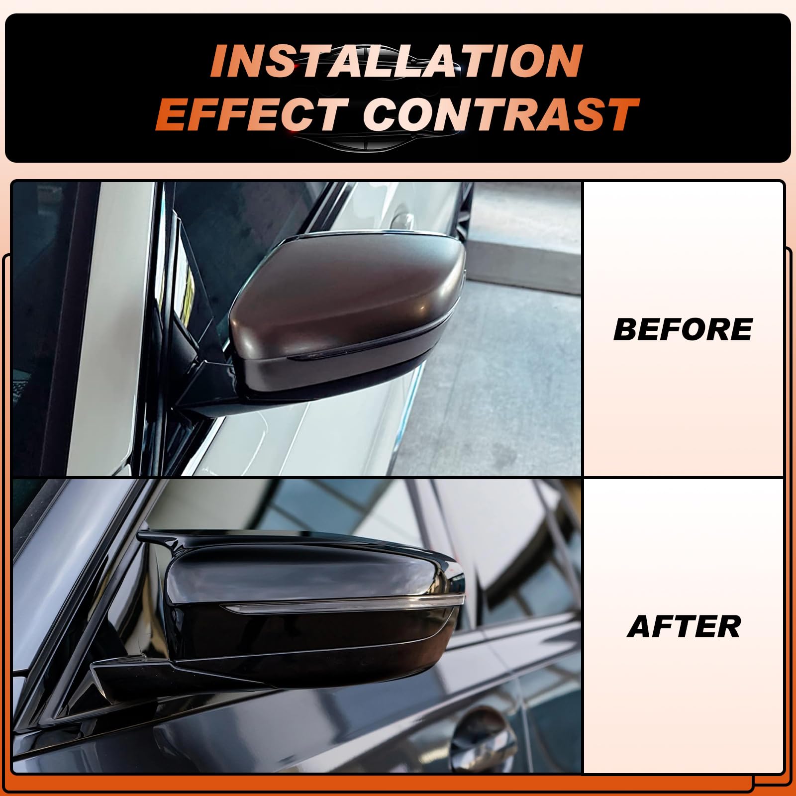 ACLONG installed passenger side cover showing mirrored symmetry and protection