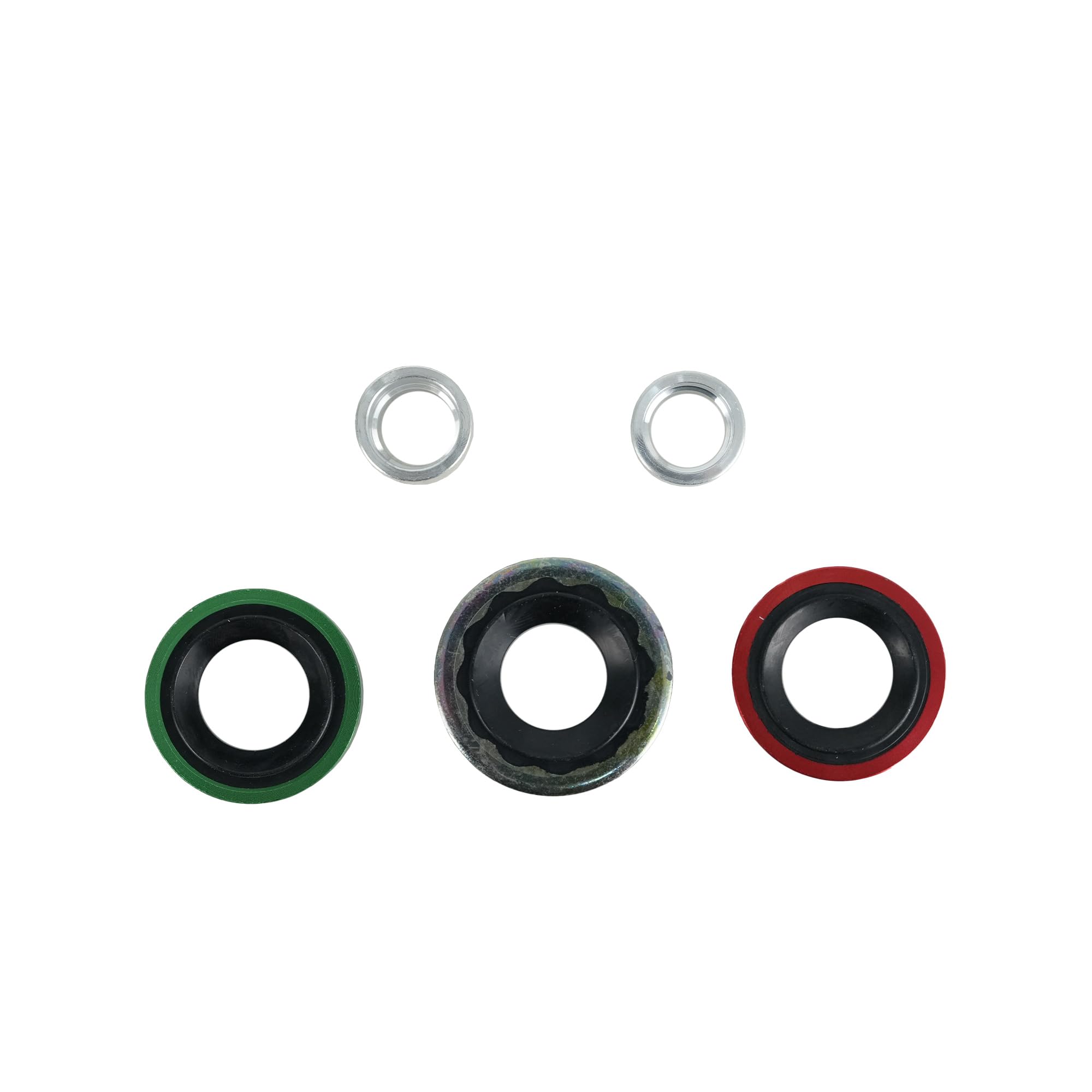 ACTECMAX green sealing washer closeup highlighting thicker profile for enhanced compression
