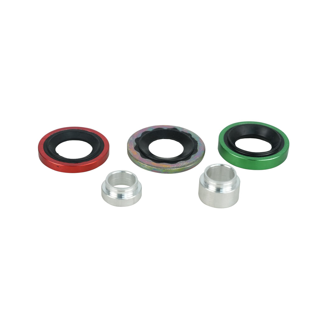 ACTECMAX washers next to caliper showing scale for accurate size verification