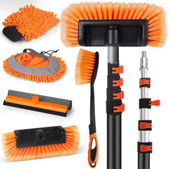 ACTREY full kit overview showing all tools for complete vehicle cleaning benefit