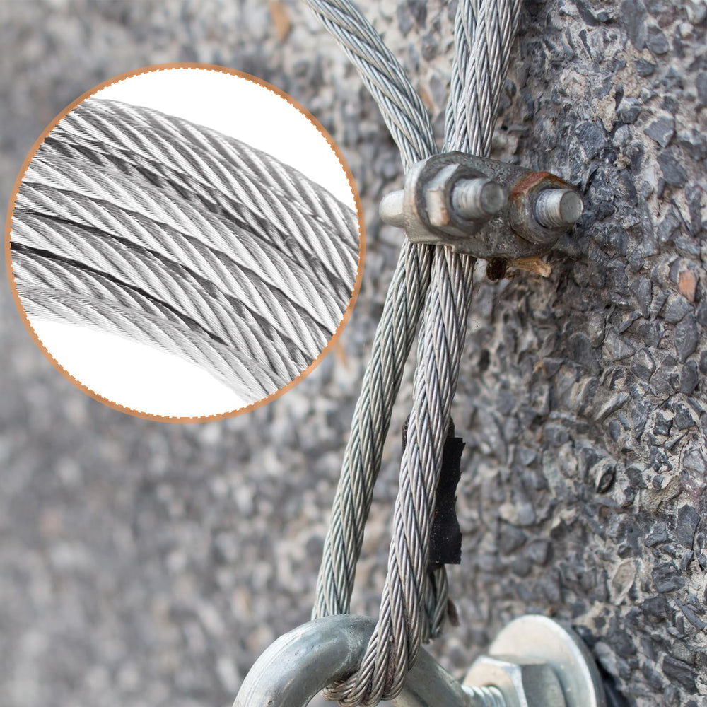 ACXFOND winch cable attached during vehicle recovery illustrating reliable pulling performance
