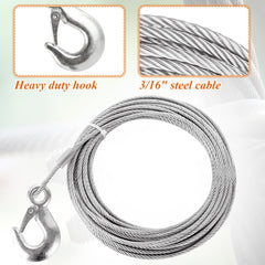 ACXFOND cable wound on a winch drum demonstrating compact storage and efficient winding